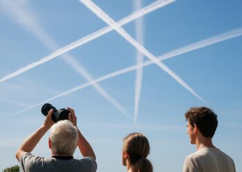Des traces aériennes soulèvent des questions sur le changement climatique : "équivalent au kérosène consommé depuis les années 40