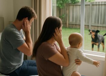 Le chien des voisins empêche cette famille et son bébé de 7 mois de dormir.