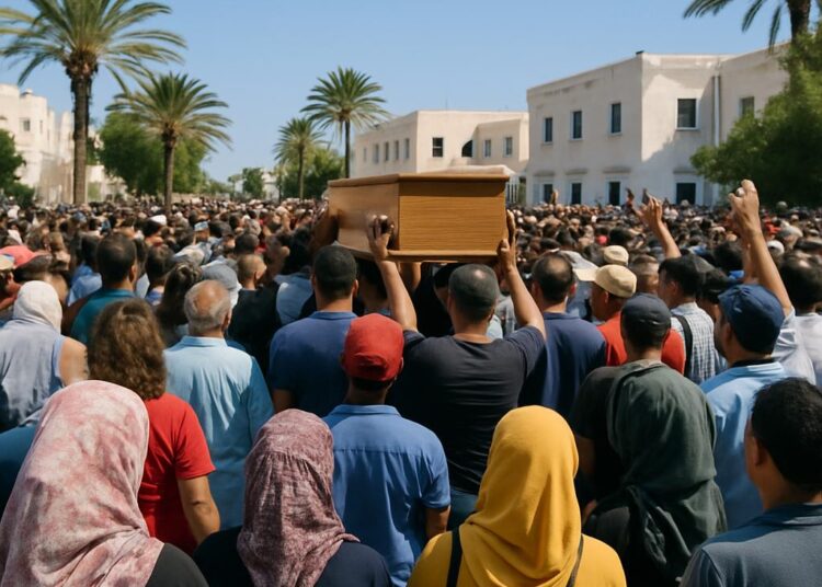 En Tunisie, près de 3 000 personnes attendaient Abdallah, mais son cercueil a été envoyé en Espagne par erreur.