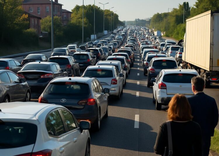 Toulouse : ce lundi matin, de nombreux secteurs congestionnés sur plusieurs kilomètres.