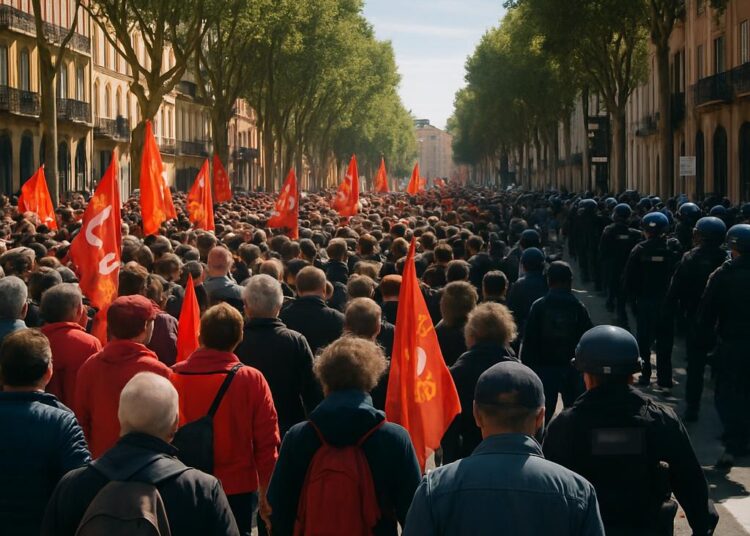 Le 17 octobre à Perpignan : des milliers défilent, 20 interpellations.