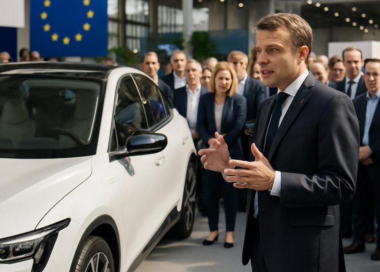 Emmanuel Macron prône le "Made in Europe" au Salon de l'auto 2026 contre la Chine.