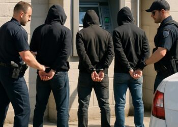 Un gang démantelé : trois individus arrêtés pour vol de distributeurs.