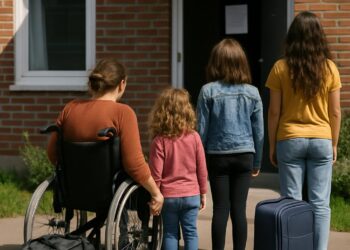 Récit d'une mère handicapée et de ses trois filles face à l'expulsion.