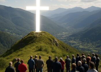 Une croix géante apparaît soudainement sur une montagne en Ariège, provoquant des discussions dans la vallée.