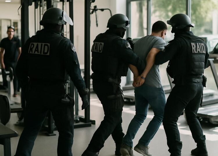 Intervention du Raid dans une salle de sport : arrestation d'un homme après une dispute avec le personnel.