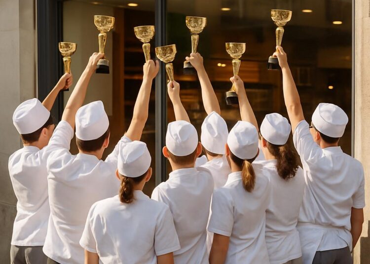 Neuf jeunes boulangers, après une finale nationale, remportent le titre d'apprentis d'excellence.