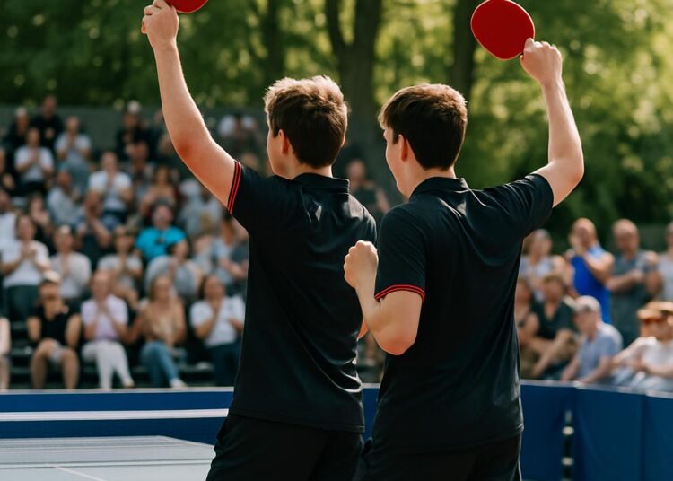 Alexis et Félix Lebrun s'imposent et accèdent à la finale en double européenne.